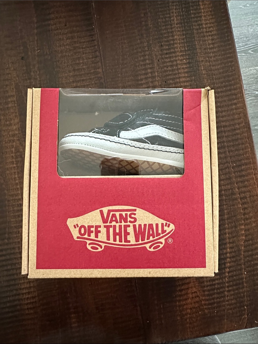 NEW! Vans Sk8-Hi Black & White Classic Old Skool Crib Shoe